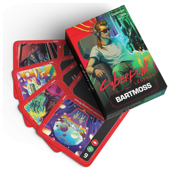 Boîte du jeu Cyberpunk Legends - Young Bartmoss Deck