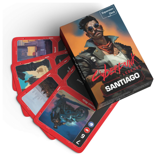 Boîte du jeu Cyberpunk Legends - Young Santiago Deck