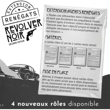 Revolver Noir : Agents Renégats - Extension Micro Game