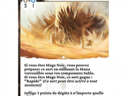Mage Noir : Sable - Extension Minérale