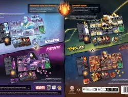 Dice Throne Marvel : Iceberg, Psylocke, Tornade, Wolverine