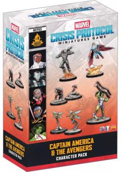 Marvel Crisis Protocol : Captain America & The Avengers - Character Pack